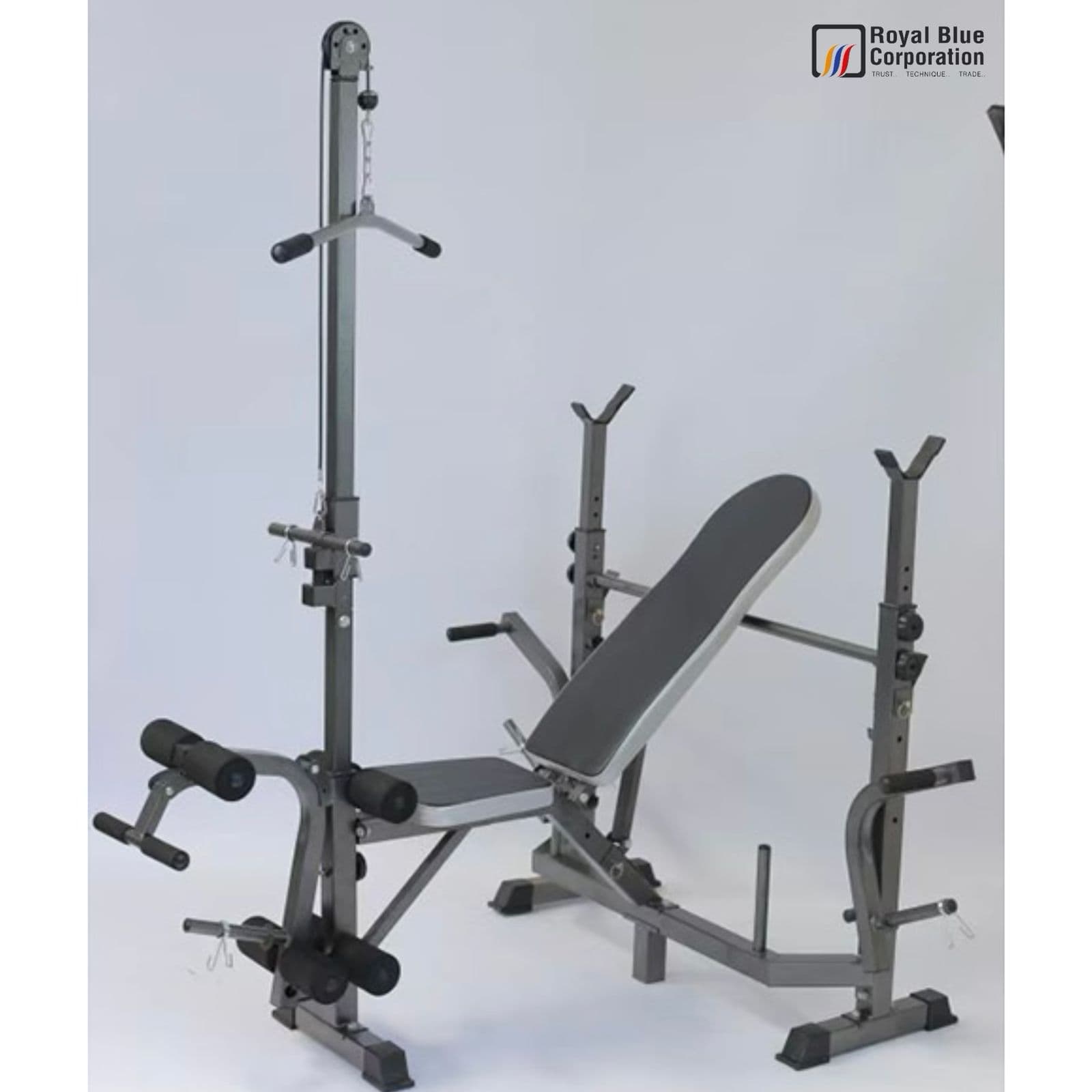  Weight bench with Lat pull down image