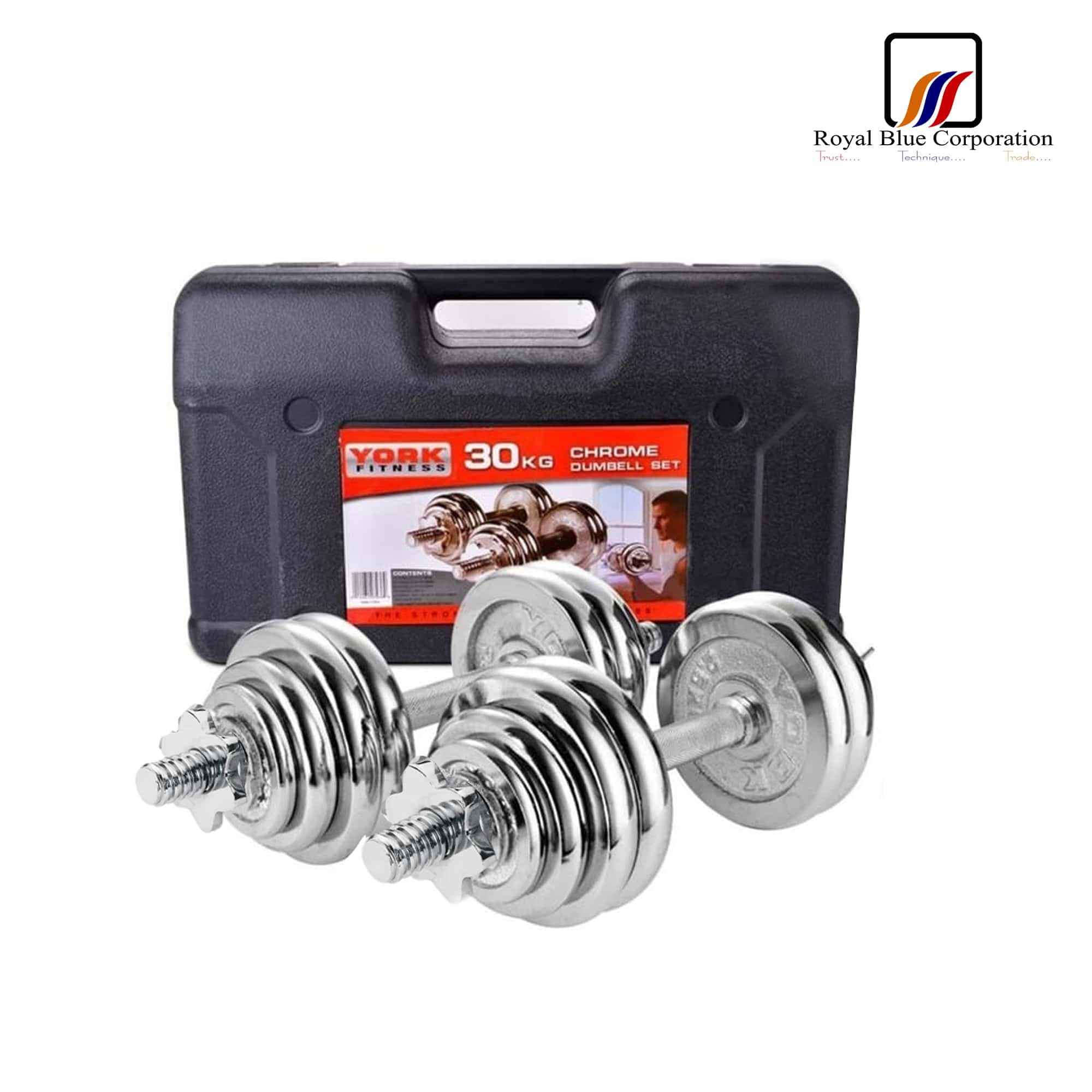 Chrome Dumbbell Set 20KG image