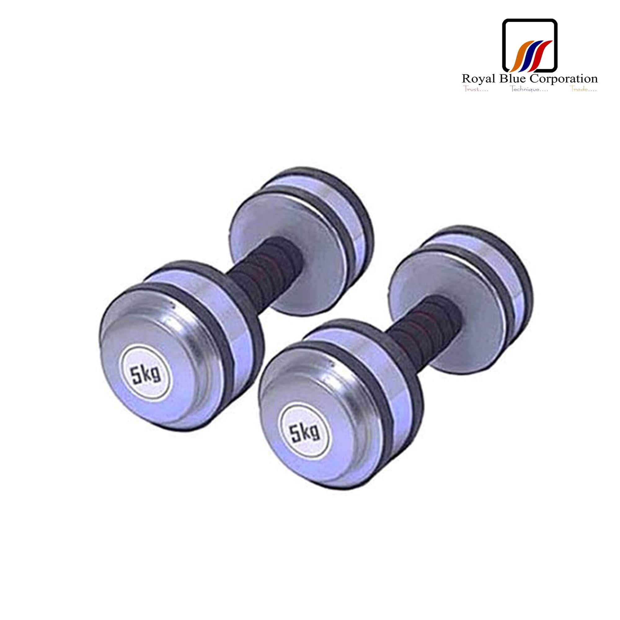  Rubber Dumbbell Set 10kg (5kg X 2) image
