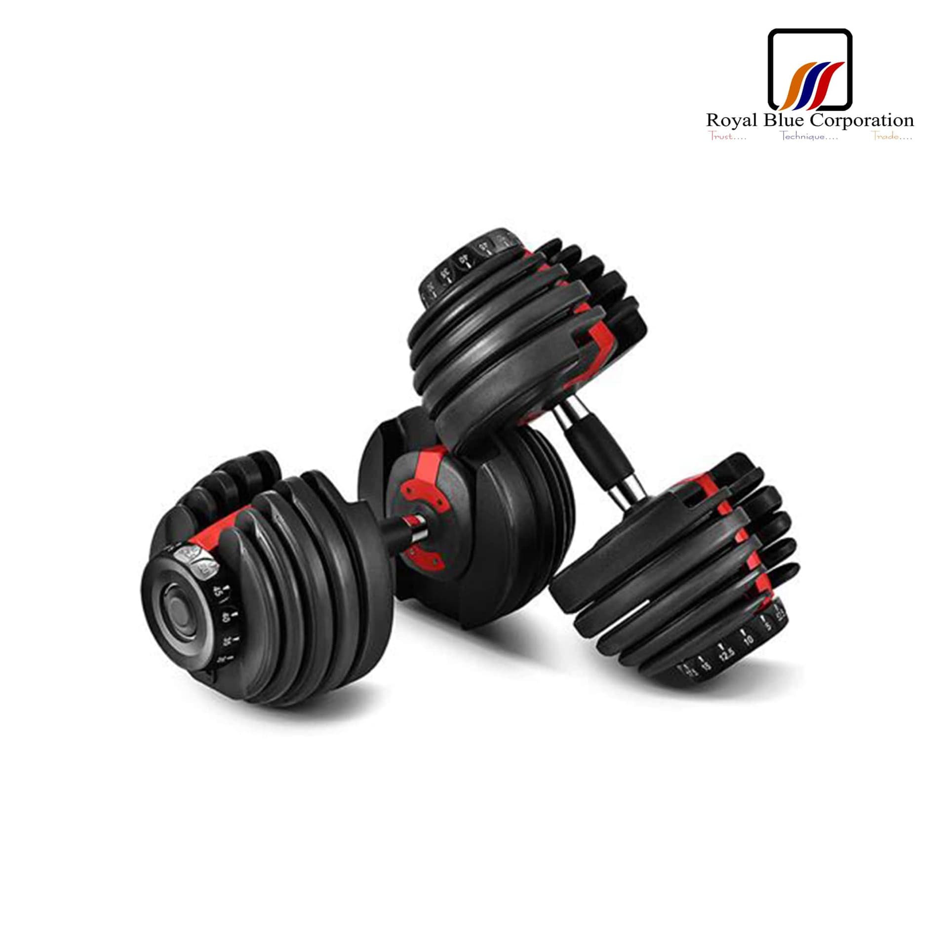 Adjustable Dumbbells Set 25KG Pair image