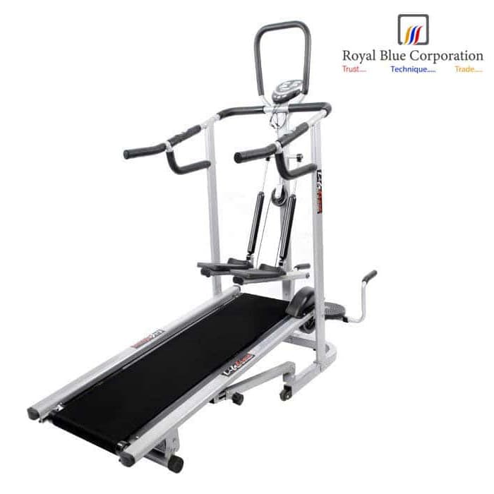 Deluxe Manual Treadmill 4 in 1 deluxe with twister Stepper & 3 Level inclination image