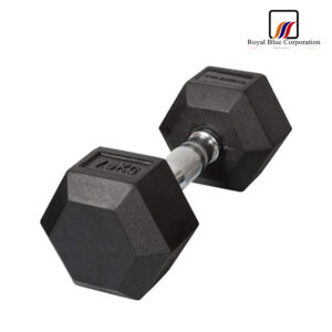 Rubber Hex Dumbbell 7.5Kg Single