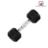 Rubber Hex Dumbbell 7.5Kg Single - Image 2