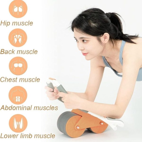 Elbow Support Automatic Rebound Abdominal Roller Wheel - Image 4